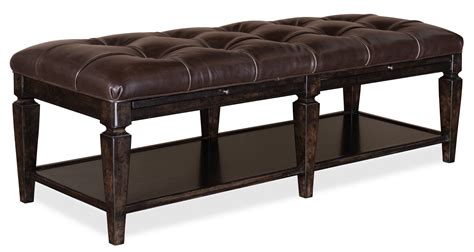 Classic Tufted Leather Bench from ART (202149-1715) | Coleman Furniture