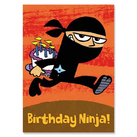 Ninja Birthday Card - A2Z Science & Learning Toy Store