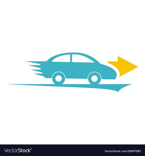 Car delivery logo Royalty Free Vector Image - VectorStock