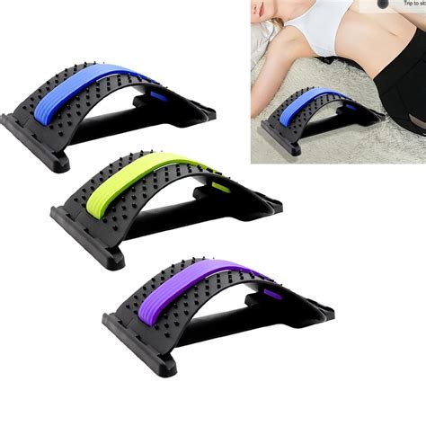 1pc Back Stretch Equipment Massager Massageador Magic Stretcher Fitness ...