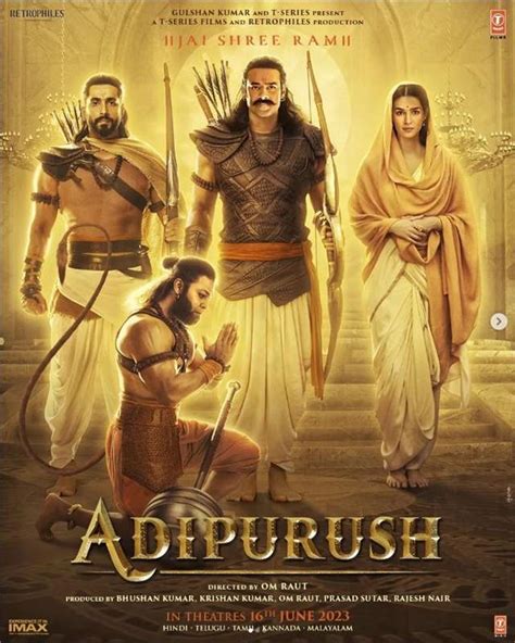 Adipurush poster: Makers unveil the new poster of the film on the ...