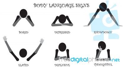 Body Language Signs Stock Image - Royalty Free Image ID 10097074