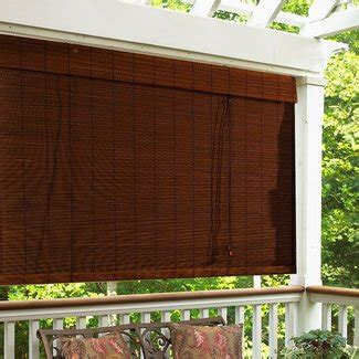 Outdoor Roll Up Bamboo Blinds - VisualHunt