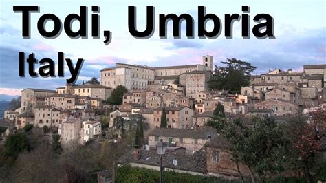 Todi, Umbria, Italy, walking tour - YouTube