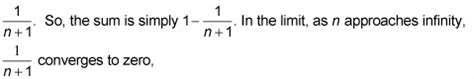 How to Analyze a Telescoping Series - dummies