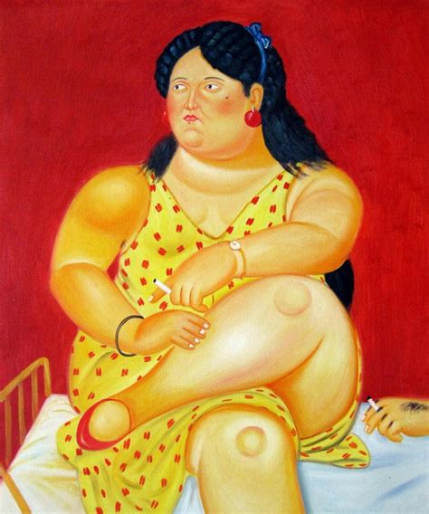 Portrait Fat Woman After Botero Oil Painting on Canvas / Big | Etsy