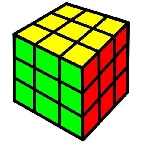 OnlineLabels Clip Art - Rubik Cube