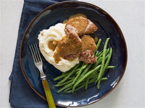 Pork Medallions with Creamy Mustard Sauce