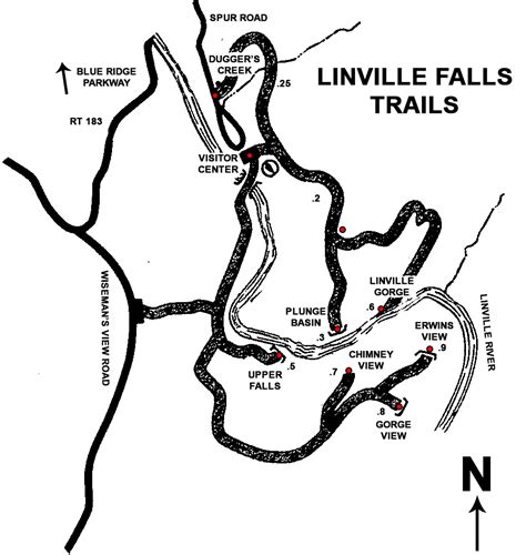 Blue Ridge Parkway | LINVILLE FALLS HIKING TRAILS (MP 316.4)