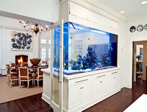 100 ideas integrate aquarium designs in the wall or in the living room | Interior Design Ideas ...