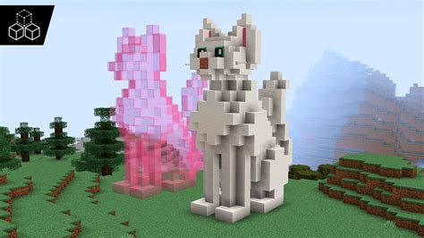 How to Build a Cat Statue | Minecraft Tutorial - YouTube