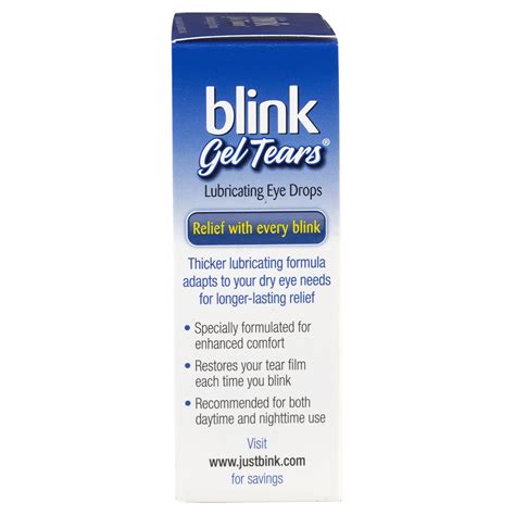 Blink Gel Tears Lubricating Eye Drops, 0.34 oz Eye Drops | Meijer Grocery, Pharmacy, Home & More!