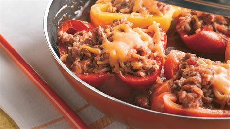 Cheesy Stuffed Peppers recipe from Pillsbury.com