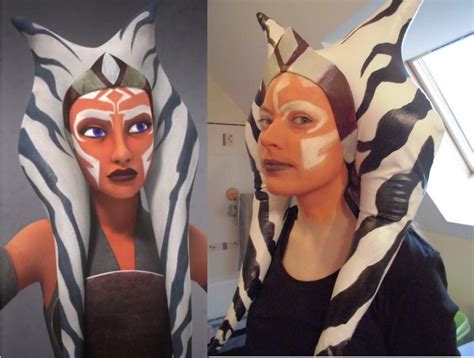 Ahsoka Tano makeup by Narayu on DeviantArt