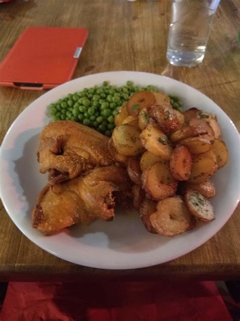 Roast Duck with peas and Sauteed Potatoes - - The White Ho… | Flickr