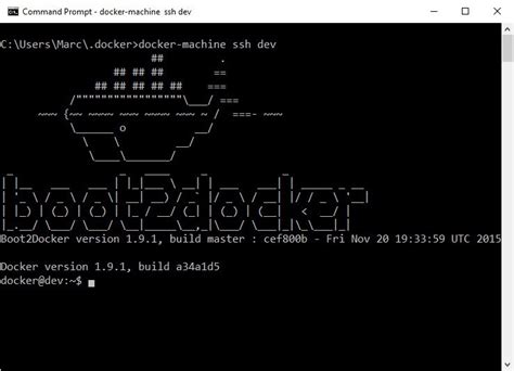 Docker: Accediendo al shell (SSH) de docker-machine - Marc Nuri