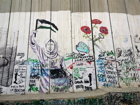 The Graffiti of the West Bank Barrier in Bethlehem • Inspiring City