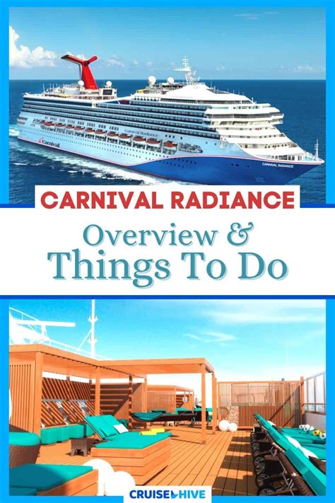 Carnival Radiance: Overview and Things to Do