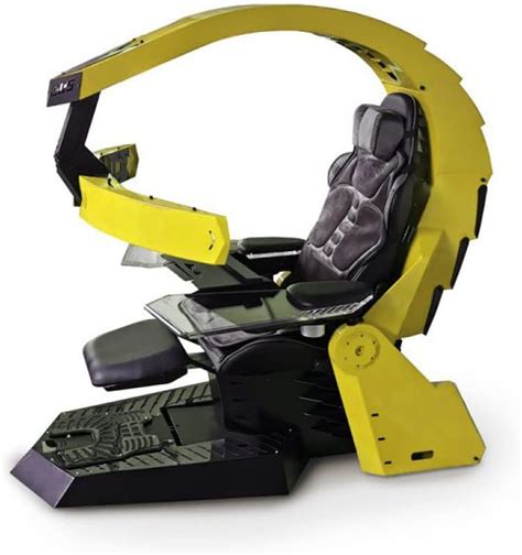 Buy Video Gaming Chair Cockpit Super Deluxe Racing Gaming Chair Executive Office Cockpit Gaming ...