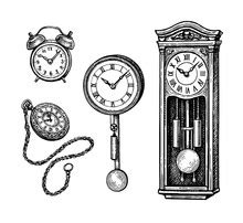 Old Alarm Clock Pendulum Free Stock Photo - Public Domain Pictures