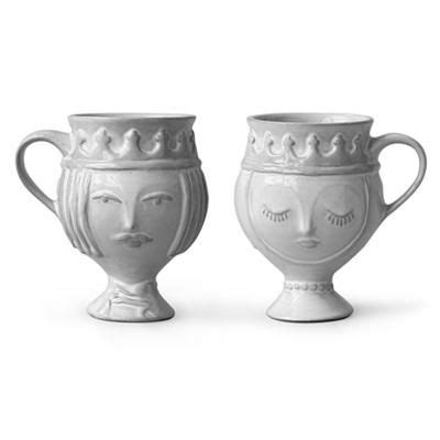 Utopia Lord/Lady Mug Utopia Collection from Jonathan Adler | Mugs, Couple mugs, Pottery