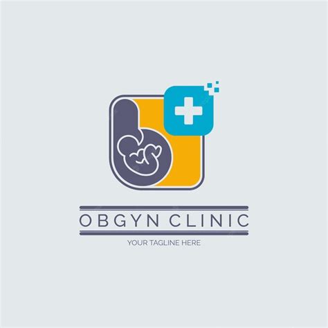 Premium Vector | Obgyn obstetrics and gynecology clinic logo template design for brand or ...