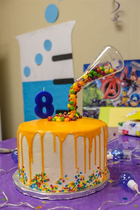 Science cake | Science cake, Scientist birthday party, Party cakes