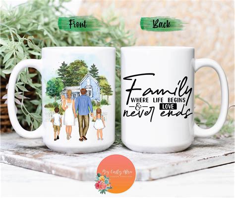 Personalized Family Mug Personalized Gifts for Mom Dad | Etsy