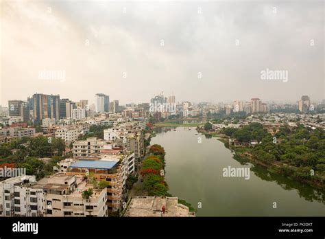 A moody sky above Dhaka's city skyline, Bangladesh Stock Photo - Alamy