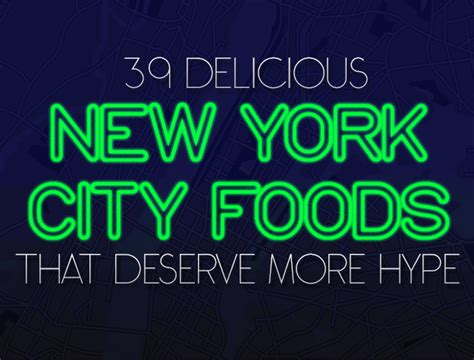 39 Delicious New York City Foods That Deserve More Hype | New york travel, New york city travel ...