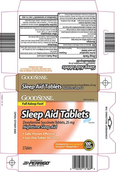 Good Sense Sleep Aid - FDA prescribing information, side effects and uses