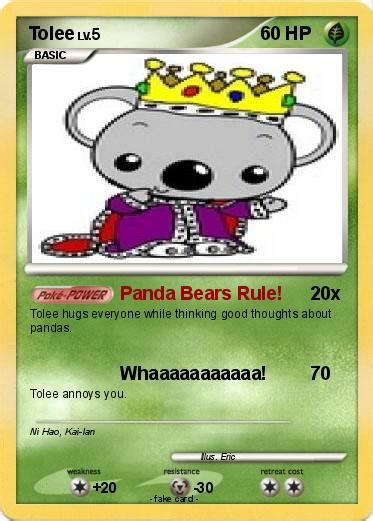 Pokémon Tolee - Panda Bears Rule! - My Pokemon Card