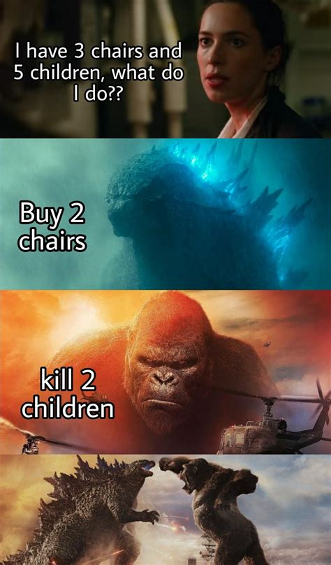 Godzilla vs Kong meme, template in the comments : r/MemeTemplatesOfficial