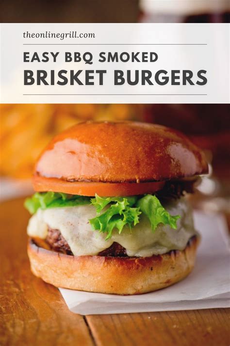 Smoked Brisket Burger [Easy Ground Beef Patties]