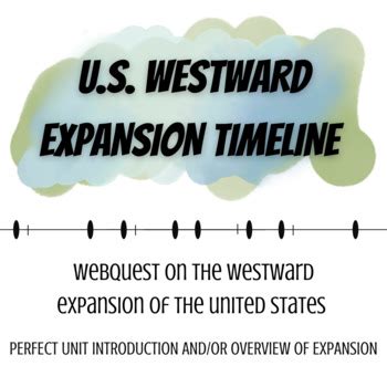 U.S. Westward Expansion Timeline (Webquest) by Social in Kansas | TPT