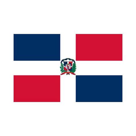 Dominican Republic 3x5 Flag | Polyester flag with 2 grommets