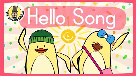 Hello Song for Kids | Greeting Song for Kids | The Singing Walrus - YouTube | Hello song for ...