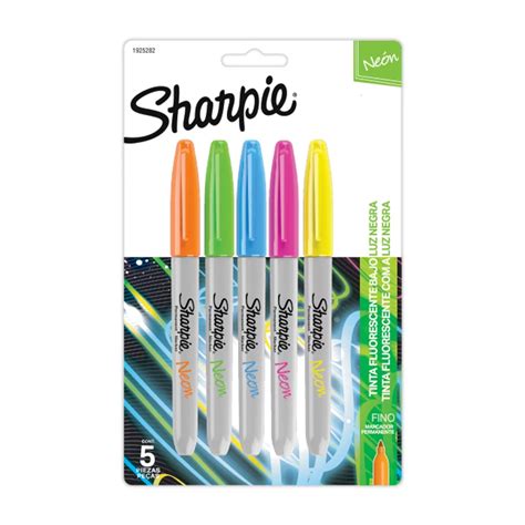 Sharpie Permanent Markers, Neon, Fine Point | Sharpie