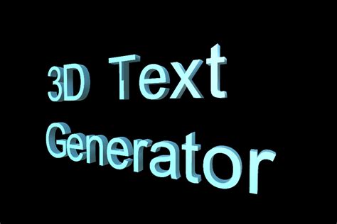 3D Text Generator | 实用工具 工具 | Unity Asset Store