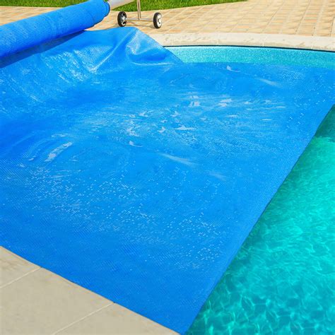 Aquabuddy 8.5 X 4.2m Solar Swimming Pool Cover - Blue