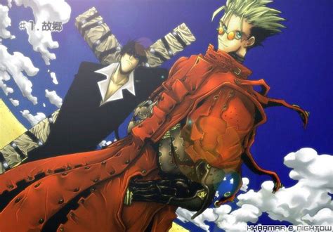 Trigun, Vash The Stampede, Gun, Glasses, Nicholas D. Wolfwood, Machine ...