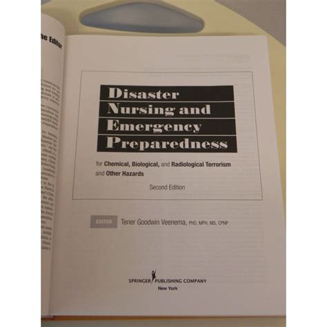 DISASTER NURSING EMERGENCY PREPAREDNESS FOR CHEMICHAL BIOLOGICAL RADIOLOGICAL - WebSkipper Verona