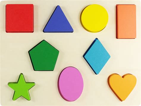 Shapes Wooden Puzzle (9 pieces) | Peter Pauper Press | 9781441335135