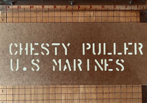 Usmc Stencil Font