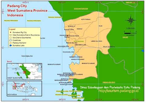 Padang Map - Indonesia