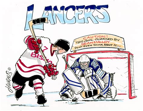 Hockey Goalie Cartoon | Fun Gift for Hockey Goalie