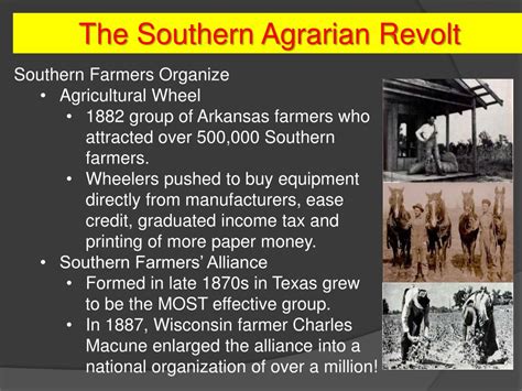 PPT - The Southern Agrarian Revolt PowerPoint Presentation, free ...