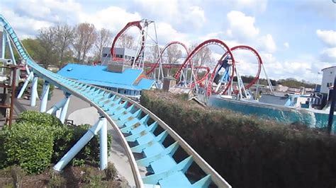 Shockwave Front Row on-ride HD POV Drayton Manor - YouTube