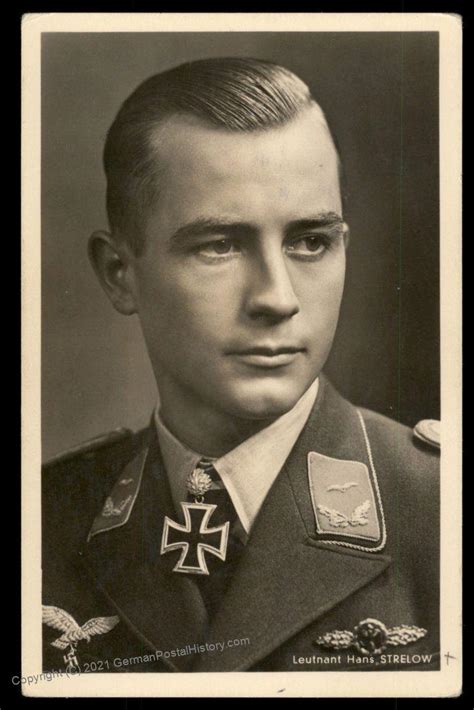 3rd Reich Germany Leutnant Hans Strelow Ritterkreuztraeger RKT Hoffmann 1 100362 | Europe ...