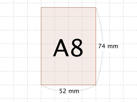 A8 サイズの大きさ - 用紙のサイズ一覧